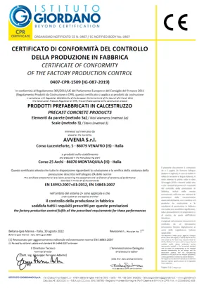 Certificazione Avvenia – documento 5