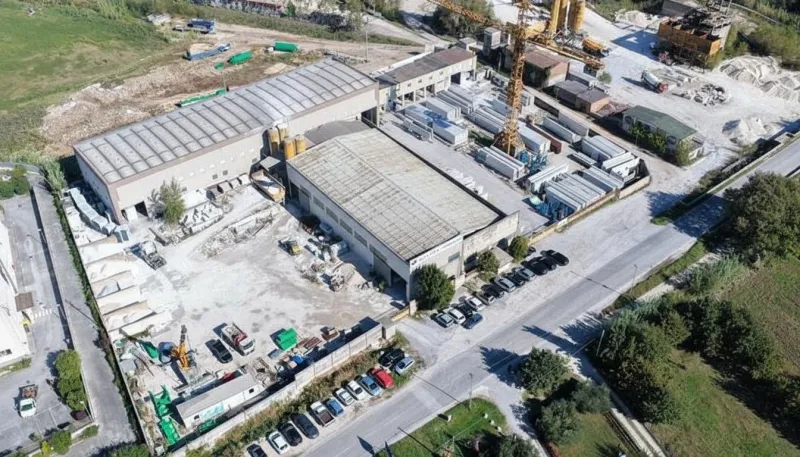 Impianto di produzione dello stabilimento Avvenia