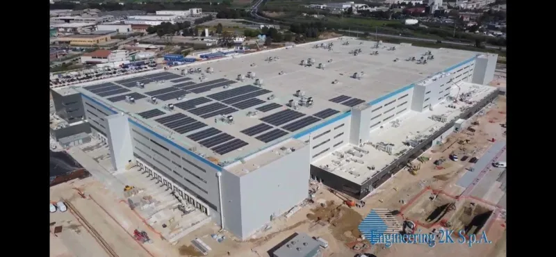 Istituto Giordano – fase di lavorazione in cantiere